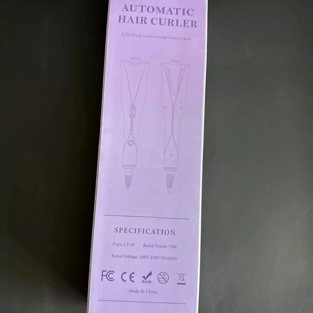 UNOPENED SuperDuomishu C1-19 Automatic Curling Iron, 1 barrel w/4 Temp Up to 430 - Picture 8 of 8